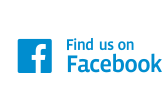 Find us on Face book logo